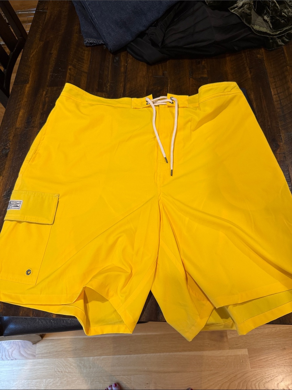 Polo by Ralph Lauren Bright Yellow Swim Board Shorts